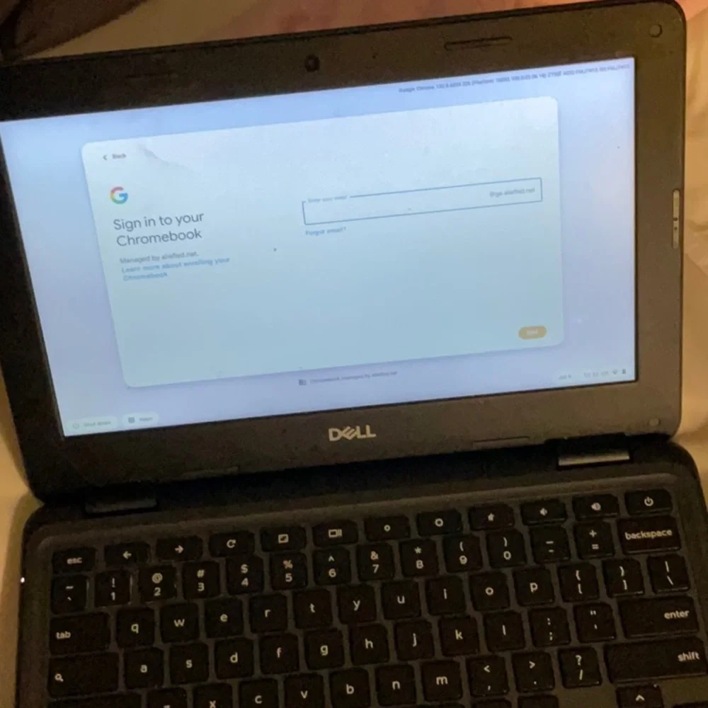 Dell Black Laptop Sleek Modern Design. I only take cash and Apple Pay